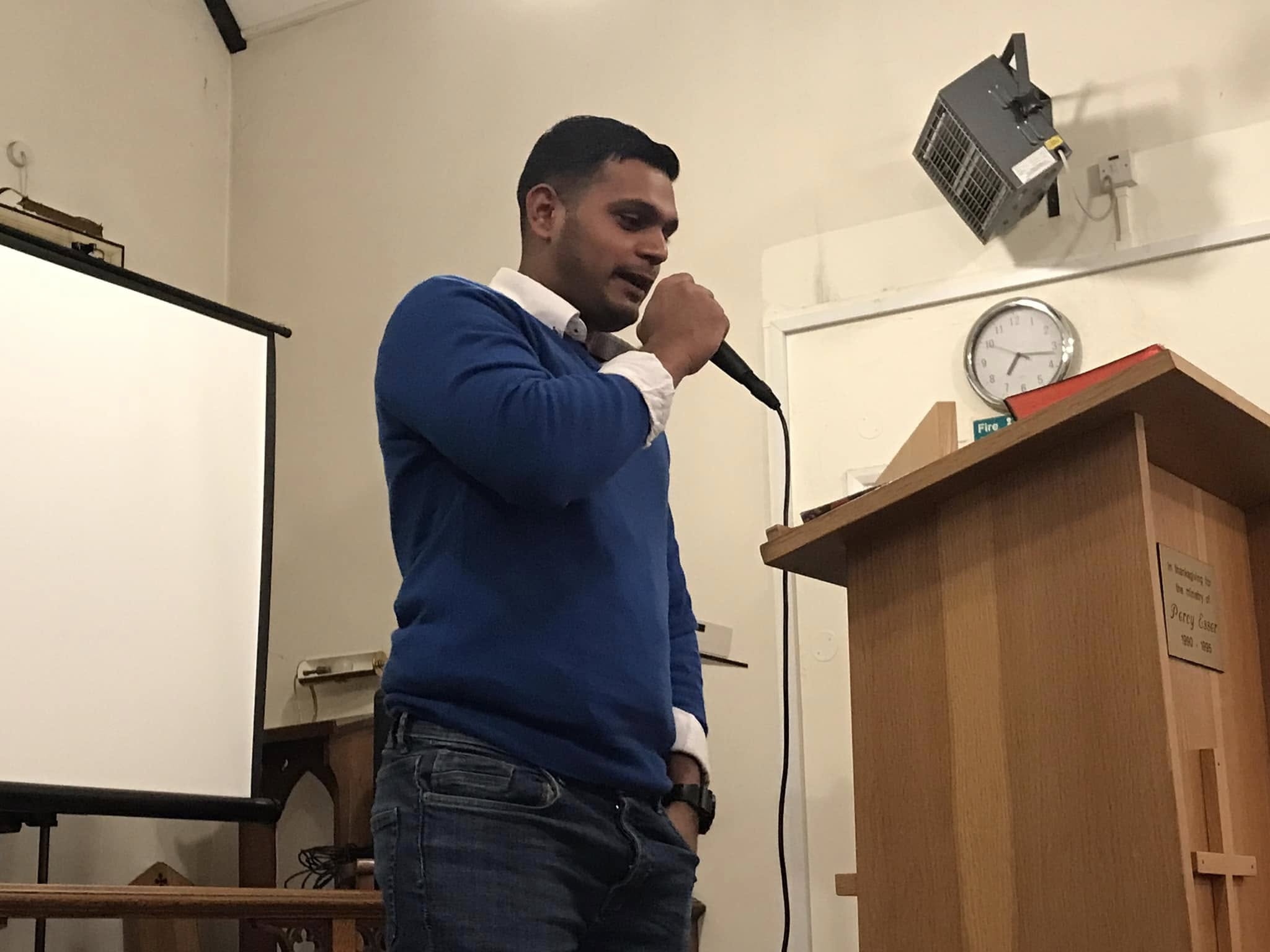 Church worship service